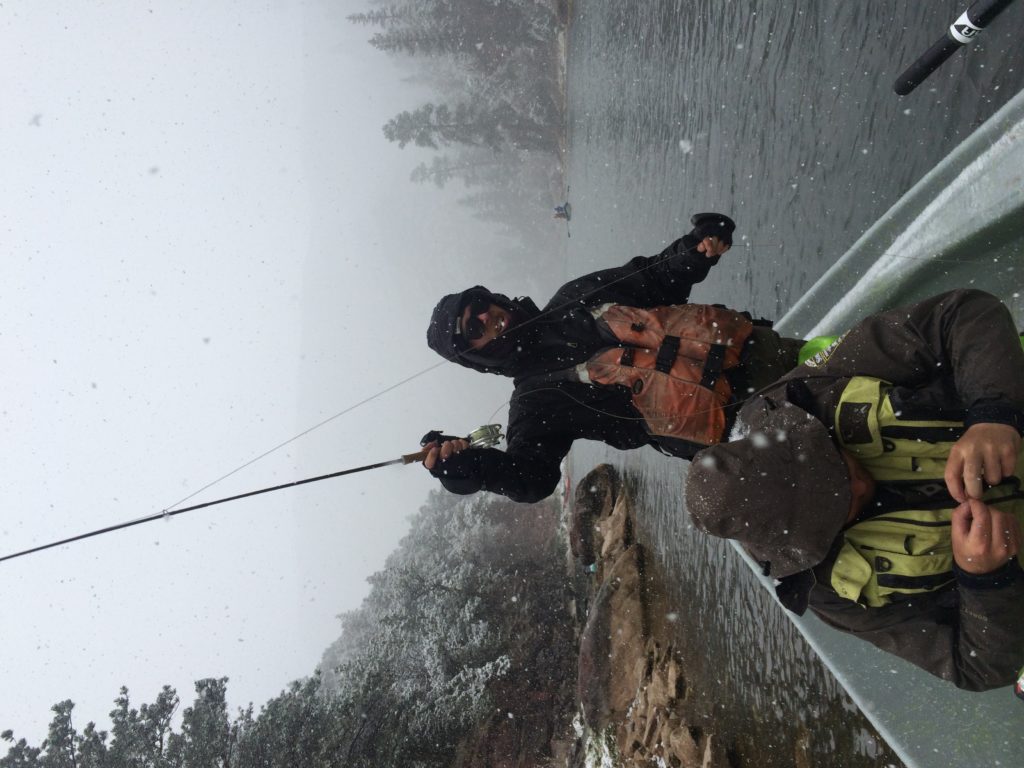 Fly fishing the Green in the Winter